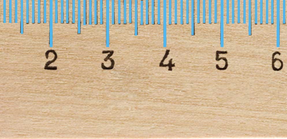 how to read a ruler inch calculator