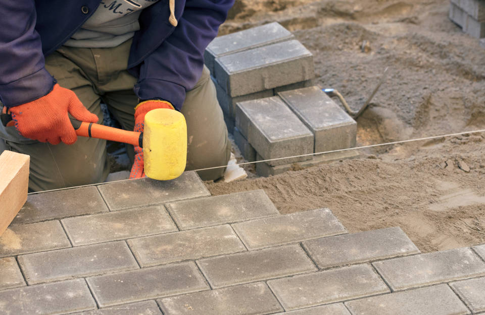 How to Install a Paver Patio Inch Calculator