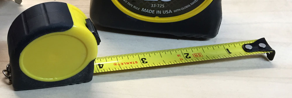 how to read a tape measure in mm