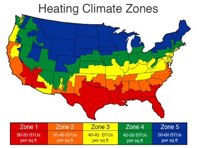 Calculate How Many BTUs Are Needed To Heat Home Inch Calculator