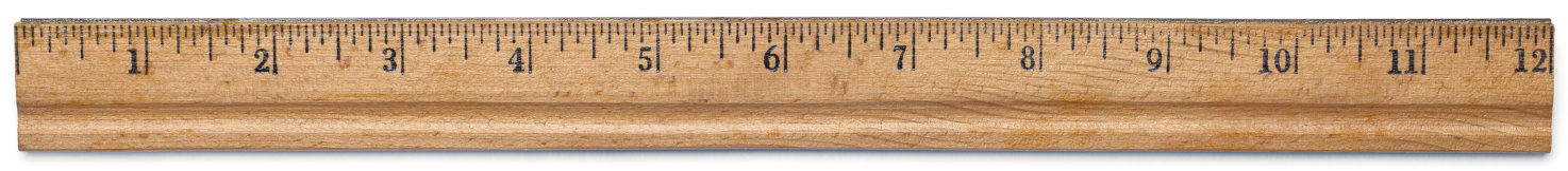 How do I measure 1/4 inch on a ruler accurately?