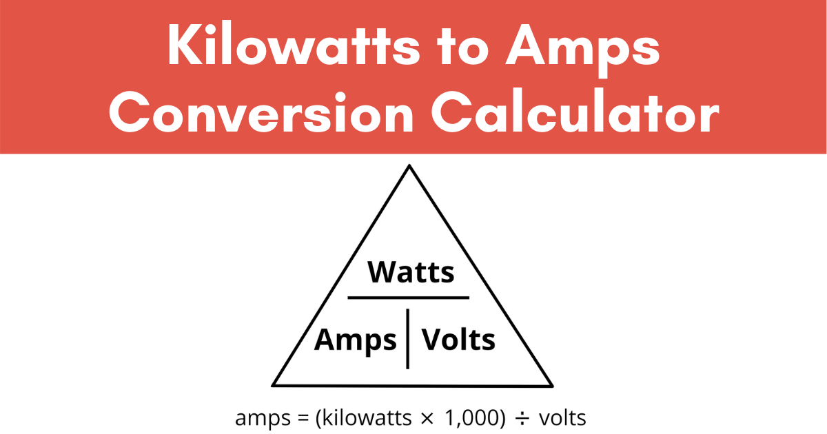 kw to amp 3 phase calculator