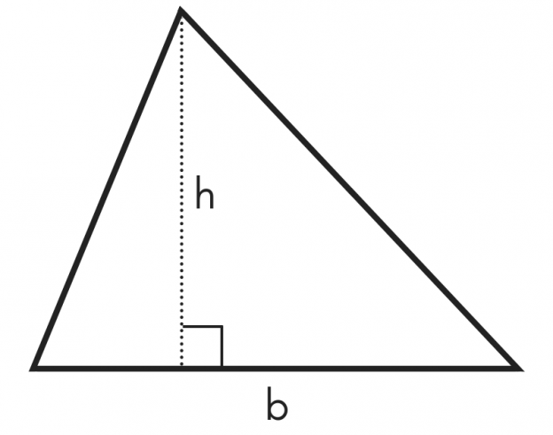 how to calculate height of triangle with 3 sides