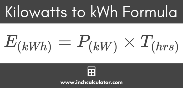 Kilowatts (kW) to Kilowatt-Hours (kWh) Conversion Calculator