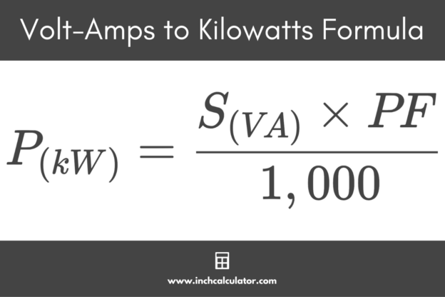 Volt-amps (VA) to Kilowatts (kW) Conversion Calculator