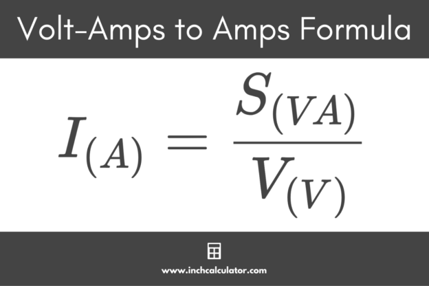 Volt Amps Va To Amps Conversion Calculator Inch Calculator