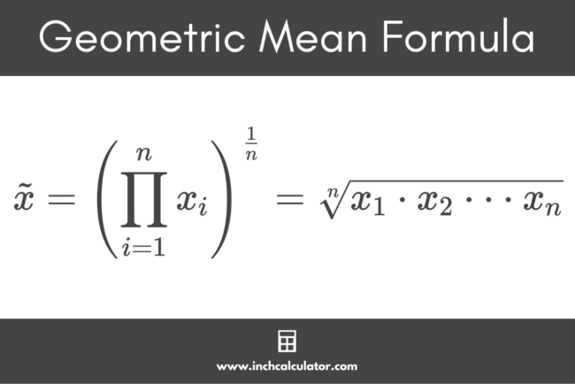 Geometric Mean Calculator - Inch Calculator