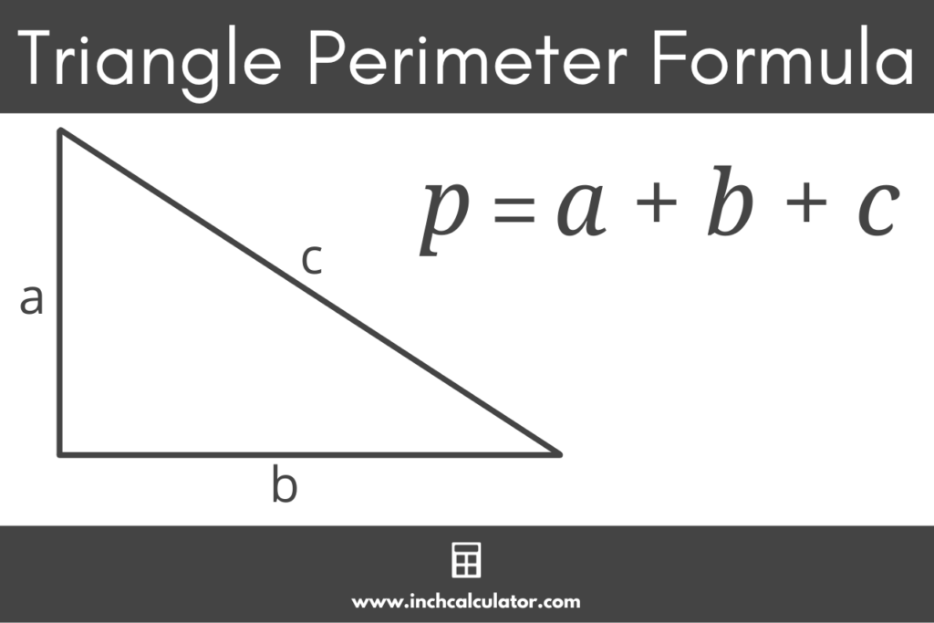 how to find the perimeter and area of a triangle calculator