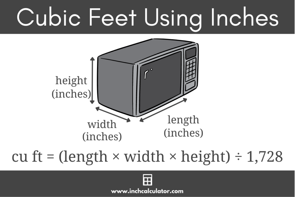 Cubic Feet Calculator - Calculate Using Any Units - Inch Calculator