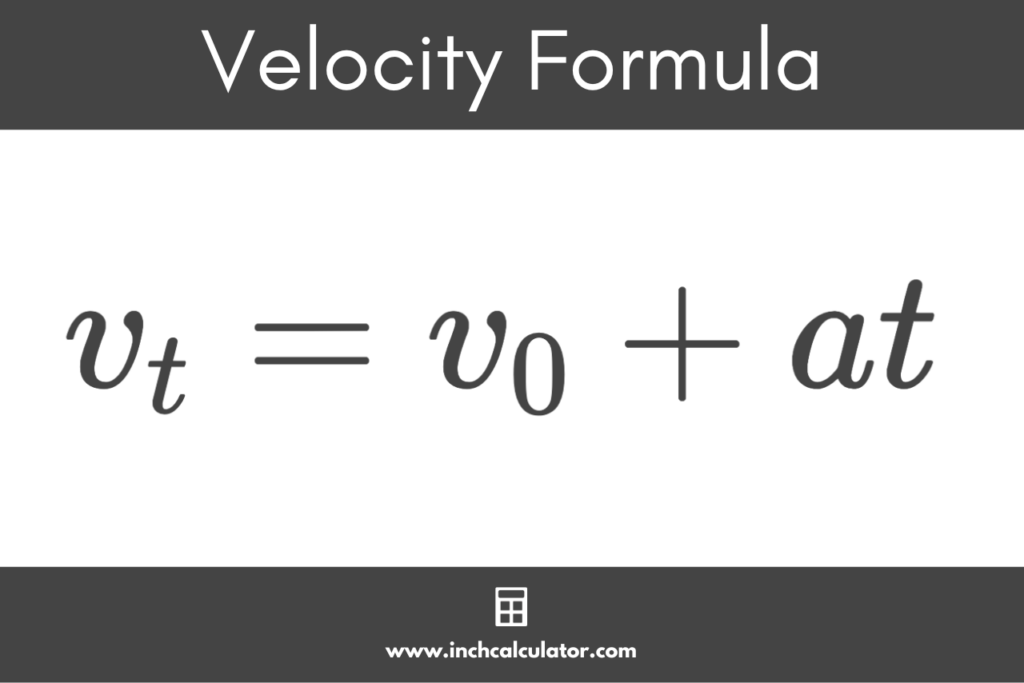 Velocity Calculator - Inch Calculator