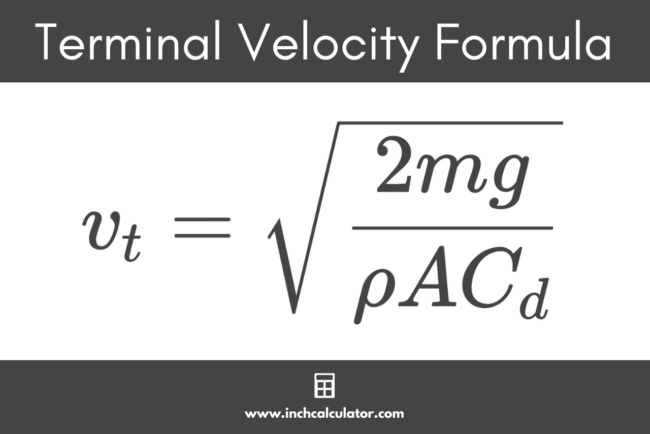 Terminal Velocity Calculator - Inch Calculator